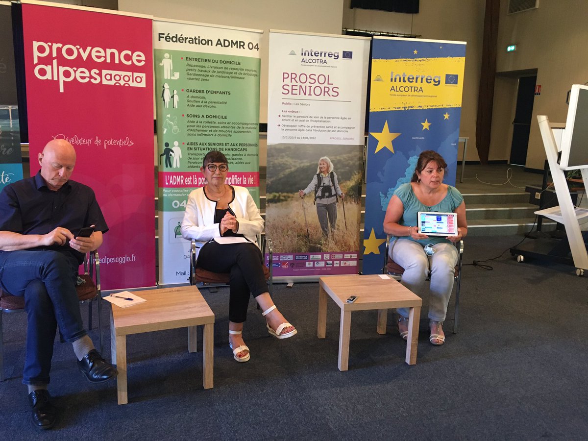 Provence Alpes Agglomération avec ses prestataires Fédération ADMR DES AHP et DÔME ont présenté à la presse ce jeudi l'expérimentation « outil numérique de coordination  à domicile ». 
Ce projet rentre dans le cadre de la stratégie Territoire de pleine santé de l'agglomération.