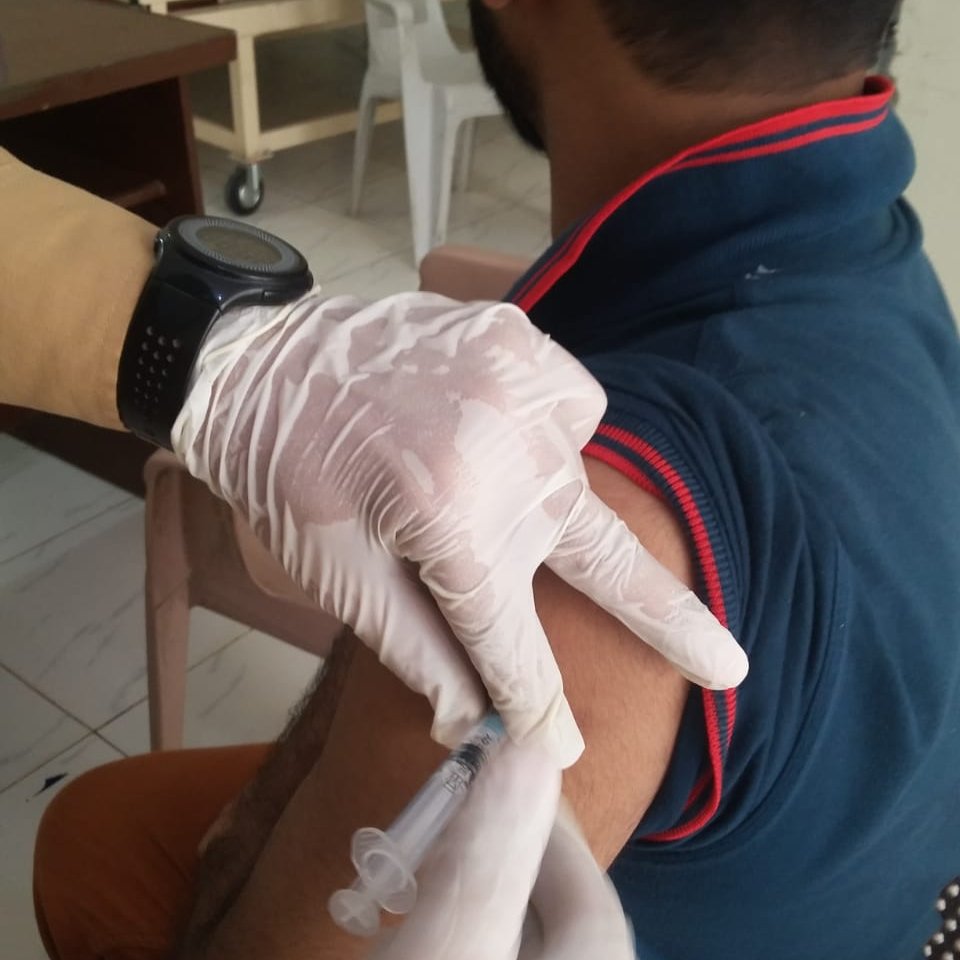 AasCentre's tweet photo. We are particularly vigilant in ensuring all SOPs necessary to protect patients from Covid 19. 

On June 28th 2021, with the generous support of District Health Officer (DHO) Malir, we were able to initiate on-site vaccination of our male patients under treatment.  
#AAS #DHO https://t.co/wRbNlM5TSo