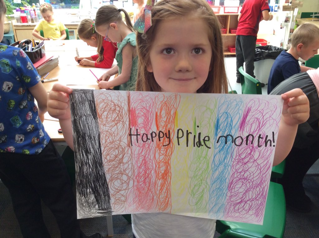 ASALeavers261's tweet photo. Today KS1 are celebrating Pride as part of our Diversity learning. We are wearing bright colours and rainbows to show our support. We know that everyone has the right to love, no matter what. 🏳️‍🌈❤️🧡💛💚💙💜 #ASABritishValues https://t.co/kwbcNfKJPX