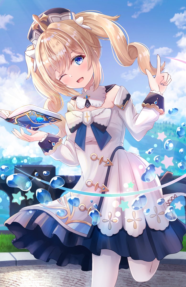 バーバラ(原神) 「#原神 #Genshin バーバラちゃん! 」|秘鏡のイラスト