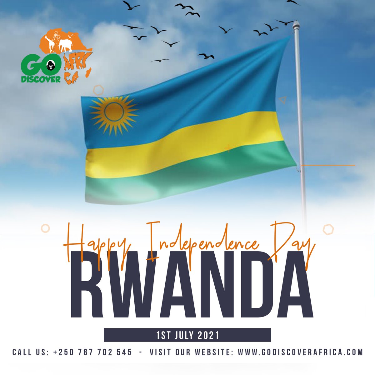 Happy Independence Day Rwanda..
visit: godiscoverafrica.com
#booknow
#godiscoverafrica
#visitrwanda
#rwanda
#visitrwanda🇷🇼
#kigali
#travel
#visitafrica
#city
#Africa 
#RwOT