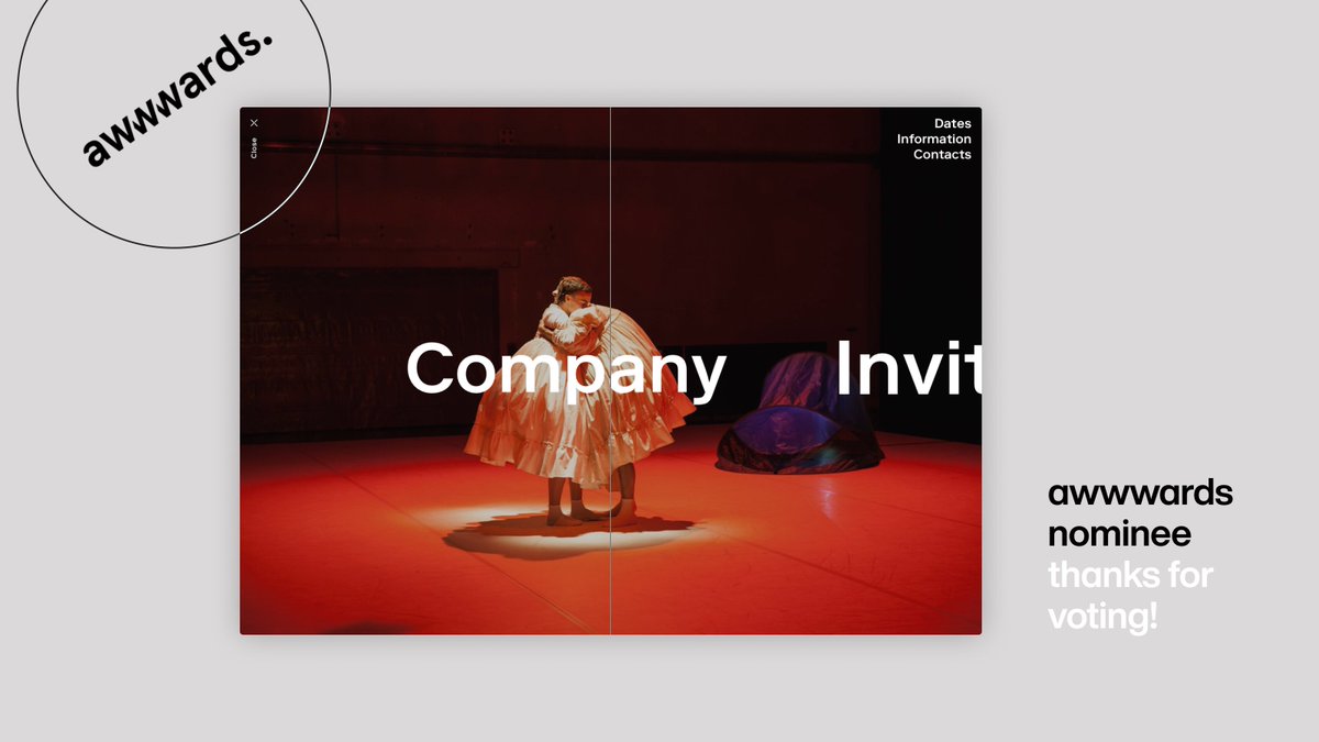 mutocodigital's tweet photo. Our project https://t.co/lQit4i80Xb is currently nominated at @AWWWARDS. Your vote would be very much appreciated! ☺️ https://t.co/BVupmBxmgi
#award #awwwards #buildupmutoco https://t.co/QJZ7rFmjdW