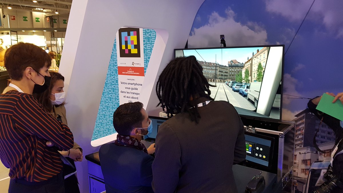 KeolisIDF's tweet photo. #SalonAMIF Avez-vous déjà essayé un véritable simulateur de conduite #tramway ? Rendez-vous sur le stand du @groupekeolis pour prendre les manettes d'un #tram en conditions presque réelles ! A tout de suite !
#Keolis #KeolisAMIF https://t.co/Bvn0XwGPdR