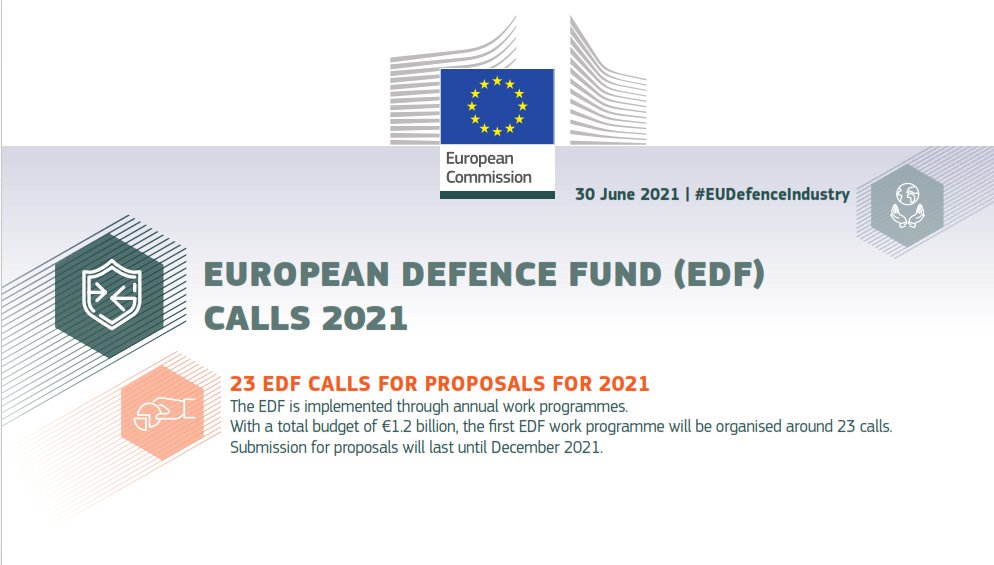 Did you miss yesterday's European Defense Fund launch event?

We have got you covered!

Check the factsheets and background information available at edefis.eu/EDF_Background…