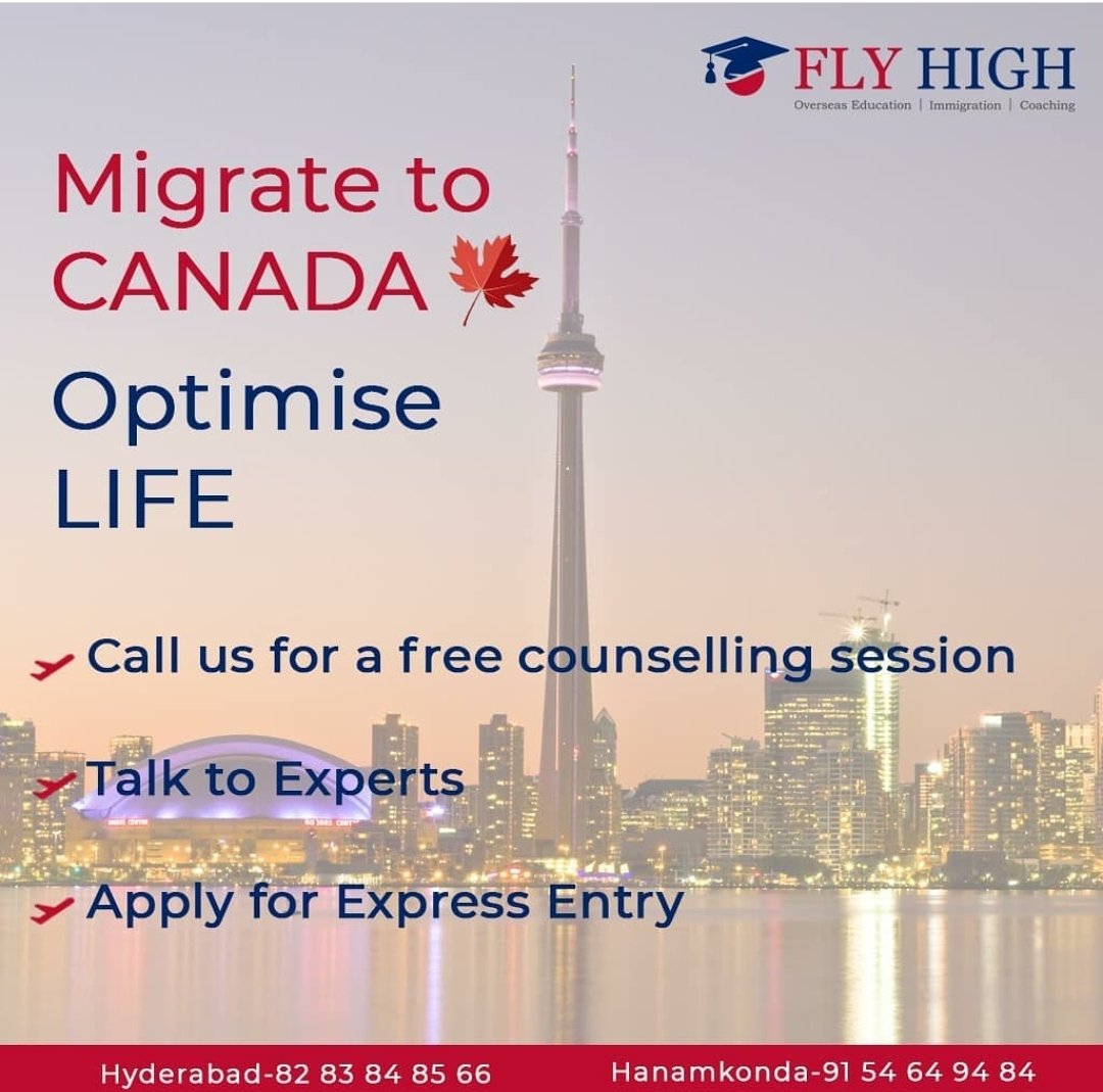 Book your counseling now... 

#migrateabroad 

#migratetocanada #canada #canadaday #immigrationconsultants #Flyhigh #expertscheppedivinandi #talktoexperts #immigrationexpert #visaexperts #visaconsultant #lifeabroad #workvisa #Prvisa #flyhigh✈🎓 #dreamhighwemakeyoufly