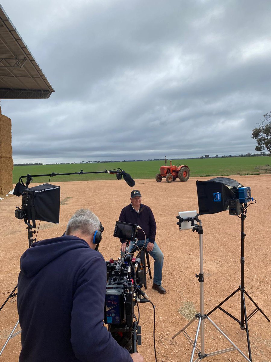 GrainGrowersLtd's tweet photo. GrainGrowers Board member @RichardKonzag being interviewed for Sky's "The People Who Built Australia" show #AussieFarmers #AustAg https://t.co/I9ErL8nj3D