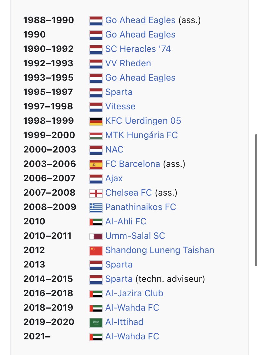 Stop met het noemen van Ten Cate als serieuze kandidaat. #knvb #bondscoach