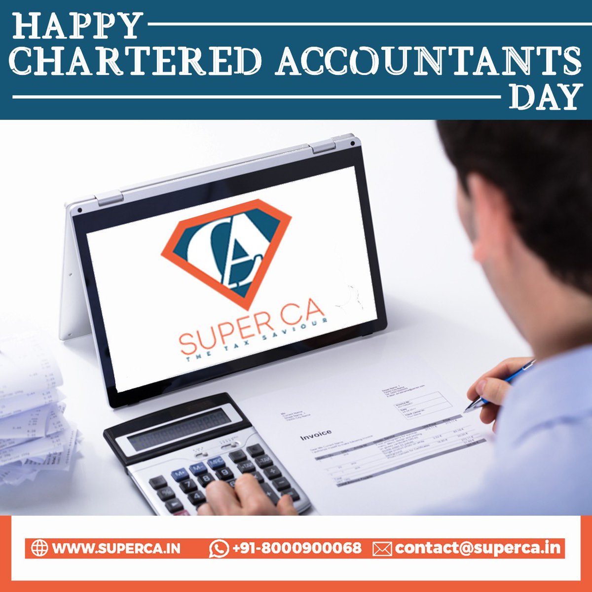 theSuperCA's tweet photo. Happy Chartered Accountant Day ✅
Regards 
Super CA 

#charteredaccountantday #charteredaccountant #superca #taxsaviour #gstupdates #itr #taxpreparationservices #taxupdates https://t.co/vcuSbszYhN
