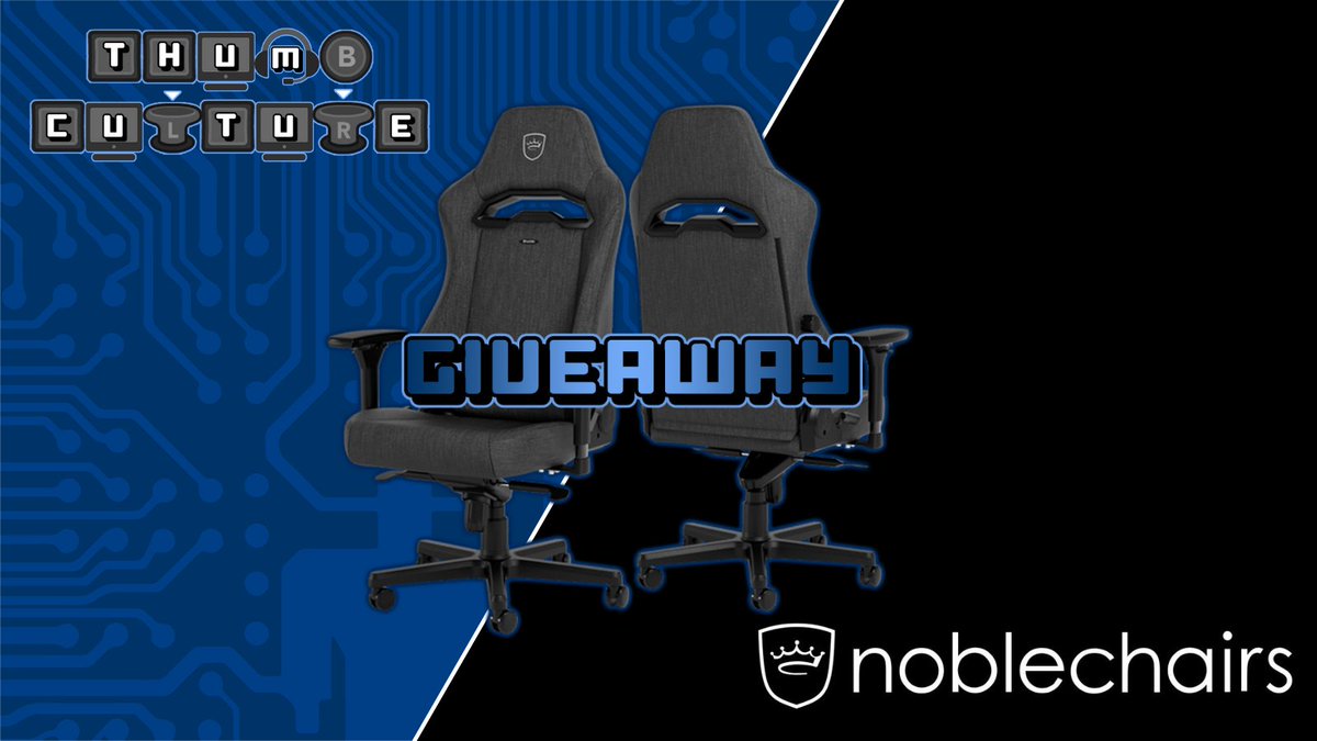 Thumb_culture's tweet image. Its Giveaway time! 🚨

We have an amazing Noble Chair for you to win! A Hero ST Limited Edition variant! 

Enter in the link below, and tag some of your friends!

Good Luck! 👍

gleam.io/TFbn8/noble-ch…

@noblechairs #Noble #gaming #gamer #giveaways