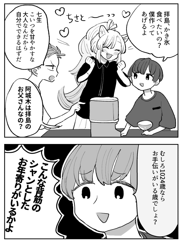 入彦くんとかき氷① 