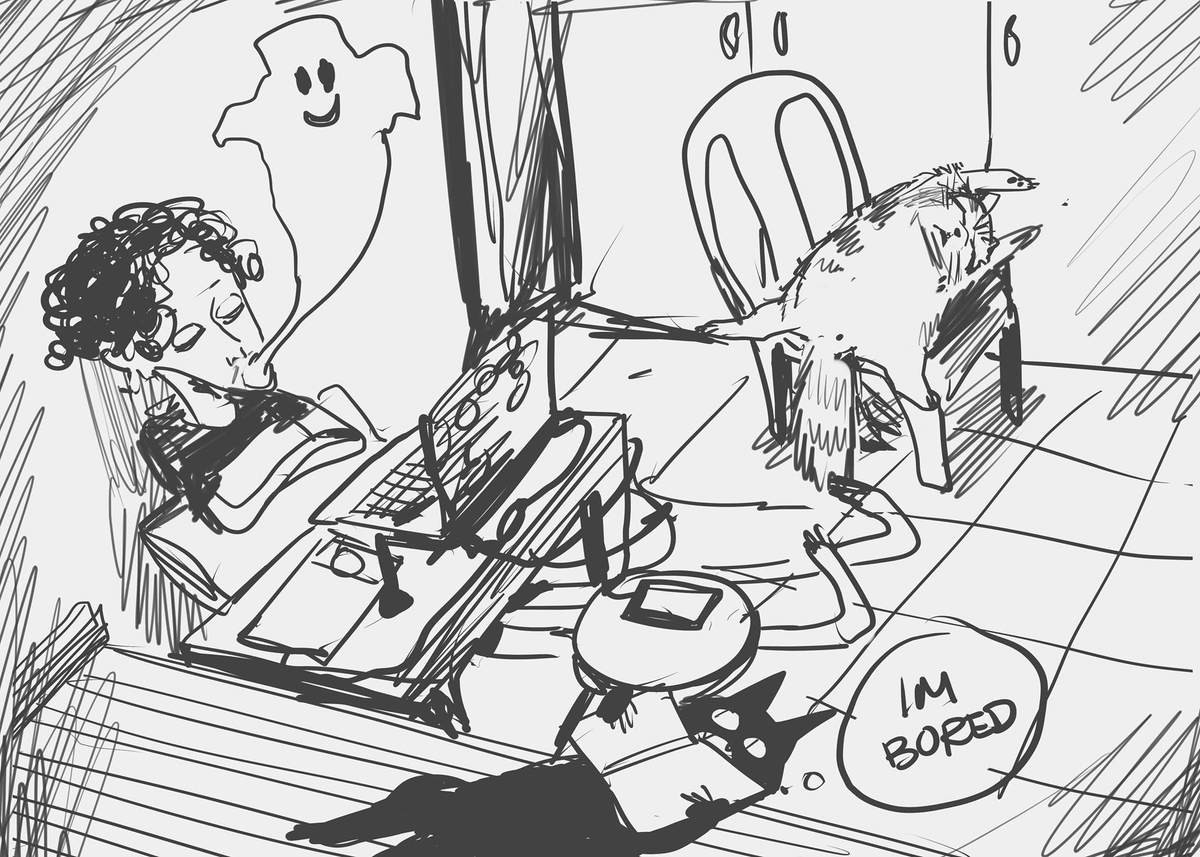 My old apartment with my cats. 2019. 