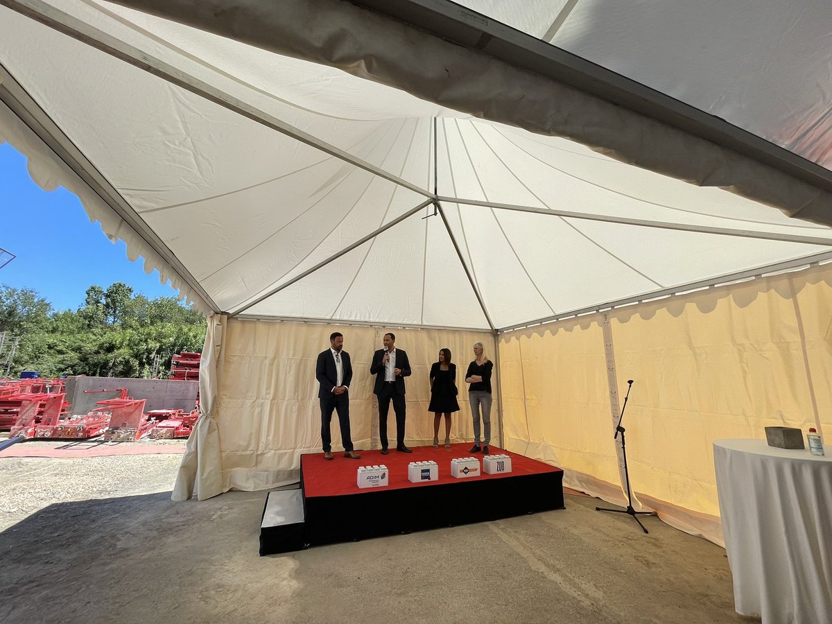 claapfr's tweet photo. #Montpellier inauguration du projet immobilier de bureaux NEW Work 1&2 ⛑ quartier Près d’Arènes
👉 #Montpellier @FDI_Groupe @ZUOarchitecture @Montpellier3m @VINCIConstruc https://t.co/lrdlQ5Y4kK