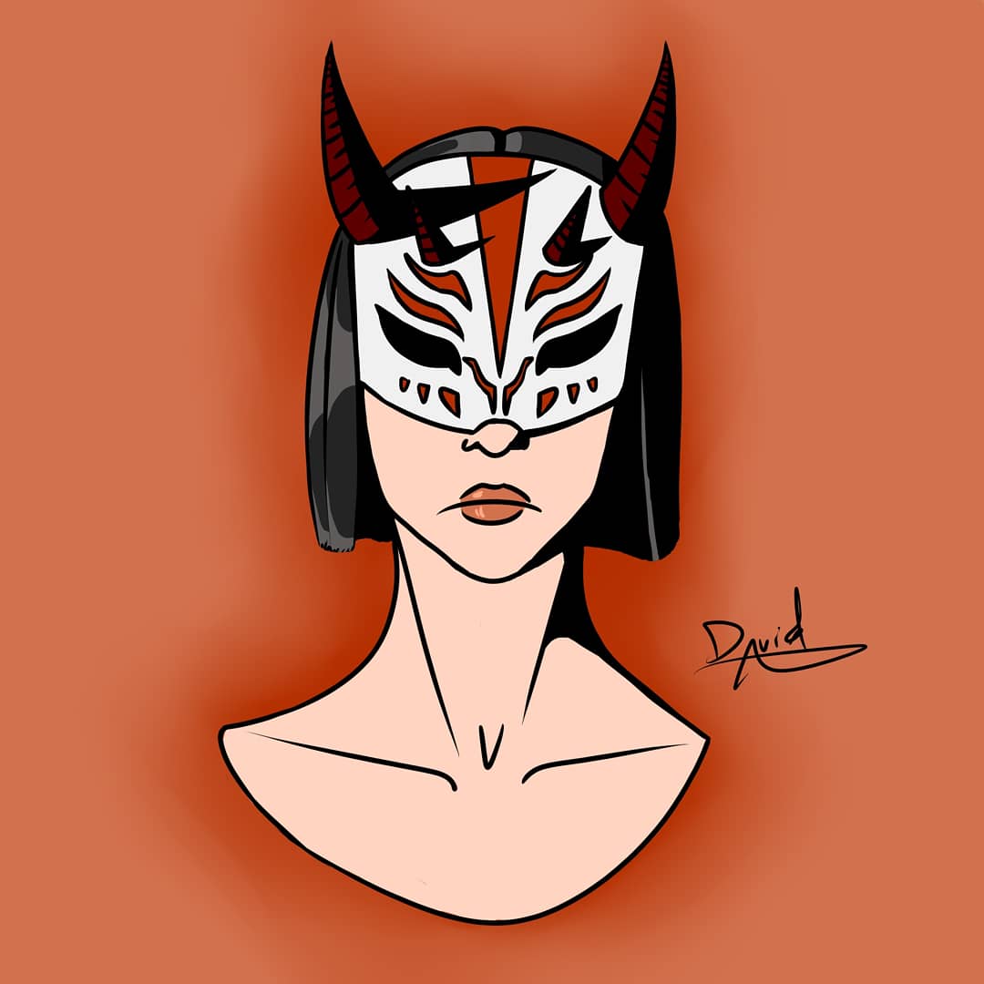 Iré subiendo más avances más adelante. 
#arte #artedigital #oc #originalcharacter #characterdesign #dibujo #dibujodigital #mascara #cuernos #art #digitalart #personajeoriginal #diseñodepersonaje #mask #horns #draw #drawing #digitaldraw #digitaldrawing