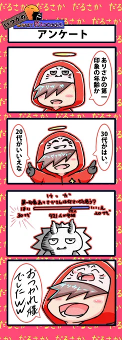 【いつかのCrazy Raccoon 第151話】
アンケート

#CR4コマ

@nobinobita_d93 
@darumaisgod 
@ArisakaaaT 