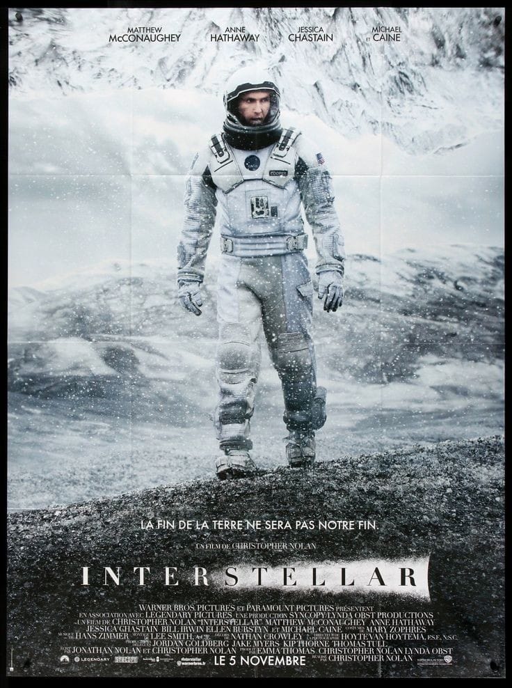 Interstellar
Film yg bercerita tentang sebuah tim penjelajah antar galaksi harus melewati lubang cacing dan terjebak di dimensi waktu ruang angkasa dalam upaya untuk menjamin kelangsungan hidup umat manusia di planet bumi.