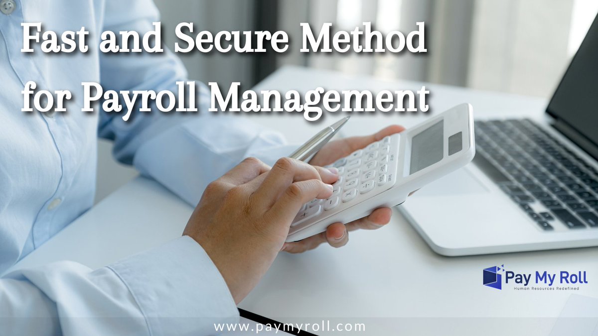 paymyroll.com

Here is a fast and secure method for Payroll Management. Pay My Roll helps you to transfer the salary directly to your employees' bank account.

#SecurePayrollManagement #FastPayrollManagement #SalaryPayment