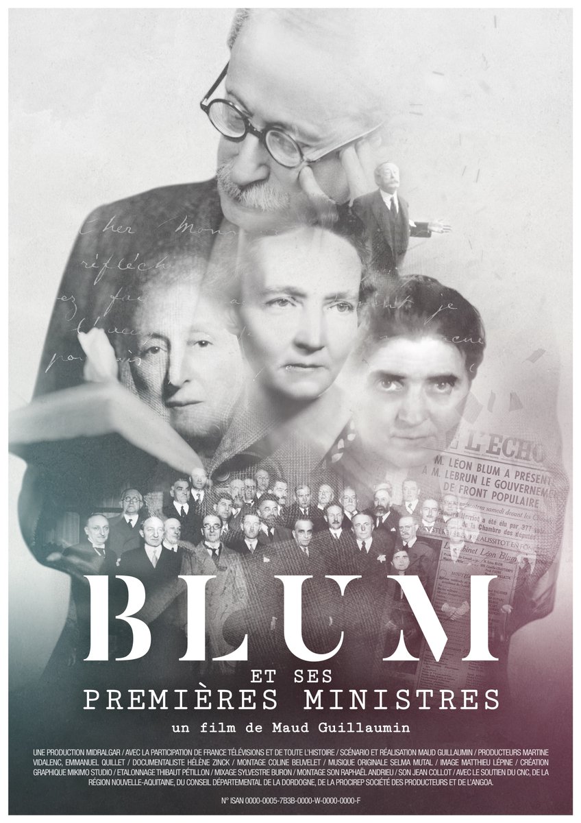 🎬BLUM ET SES PREMIERES MINISTRES <a href="/maudguillaumin/">GUILLAUMIN Maud</a> en clôture de la Semaine du Film d'Histoire <a href="/FIFH_Pessac/">FestivalFilmHistoire</a> sam 3/07 à 19h
<a href="/Marmitafilms/">Marmitafilms</a> <a href="/France3NoA/">.3 NoA</a> <a href="/MDWThematics/">Mediawan Thematics</a> 
Merci <a href="/dpapon/">Dominique Papon</a> <a href="/ericcorreia/">Eric N. Correia</a> <a href="/NvelleAquitaine/">Nouvelle-Aquitaine</a> <a href="/al_rousset/">Alain Rousset</a> <a href="/fvilcocq/">Vilcocq Frédéric</a> <a href="/Pierre__Dasilva/">Pierre Da Silva</a> <a href="/comfilmdordogne/">Bureau d'Accueil des Tournages Dordogne</a> <a href="/Cinepassion24/">Ciné Passion 24</a>