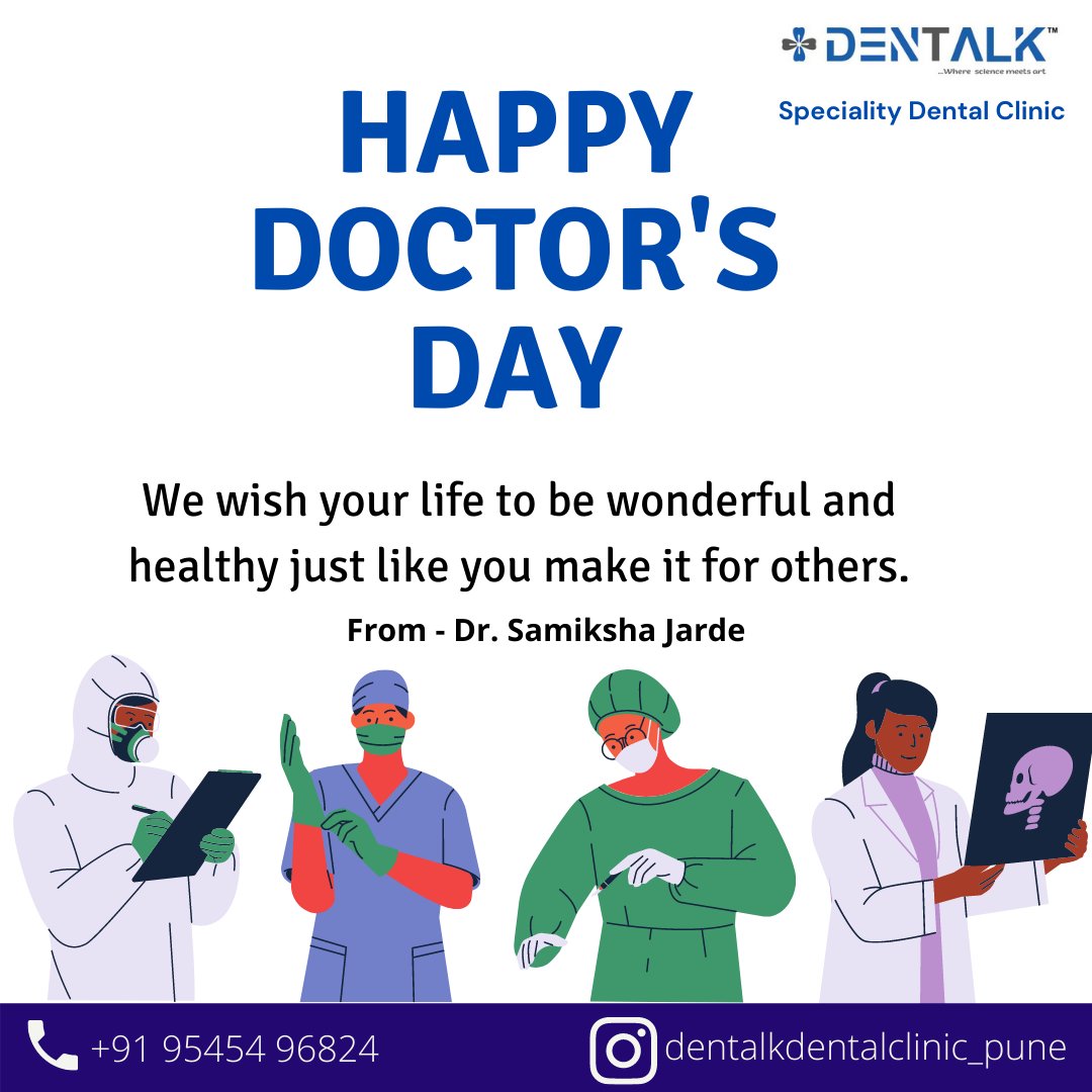 ClinicDentalk's tweet photo. #DoctorsDay2021 #DoctorsDay #Doctor #doctorslife https://t.co/EZVEdGARSR