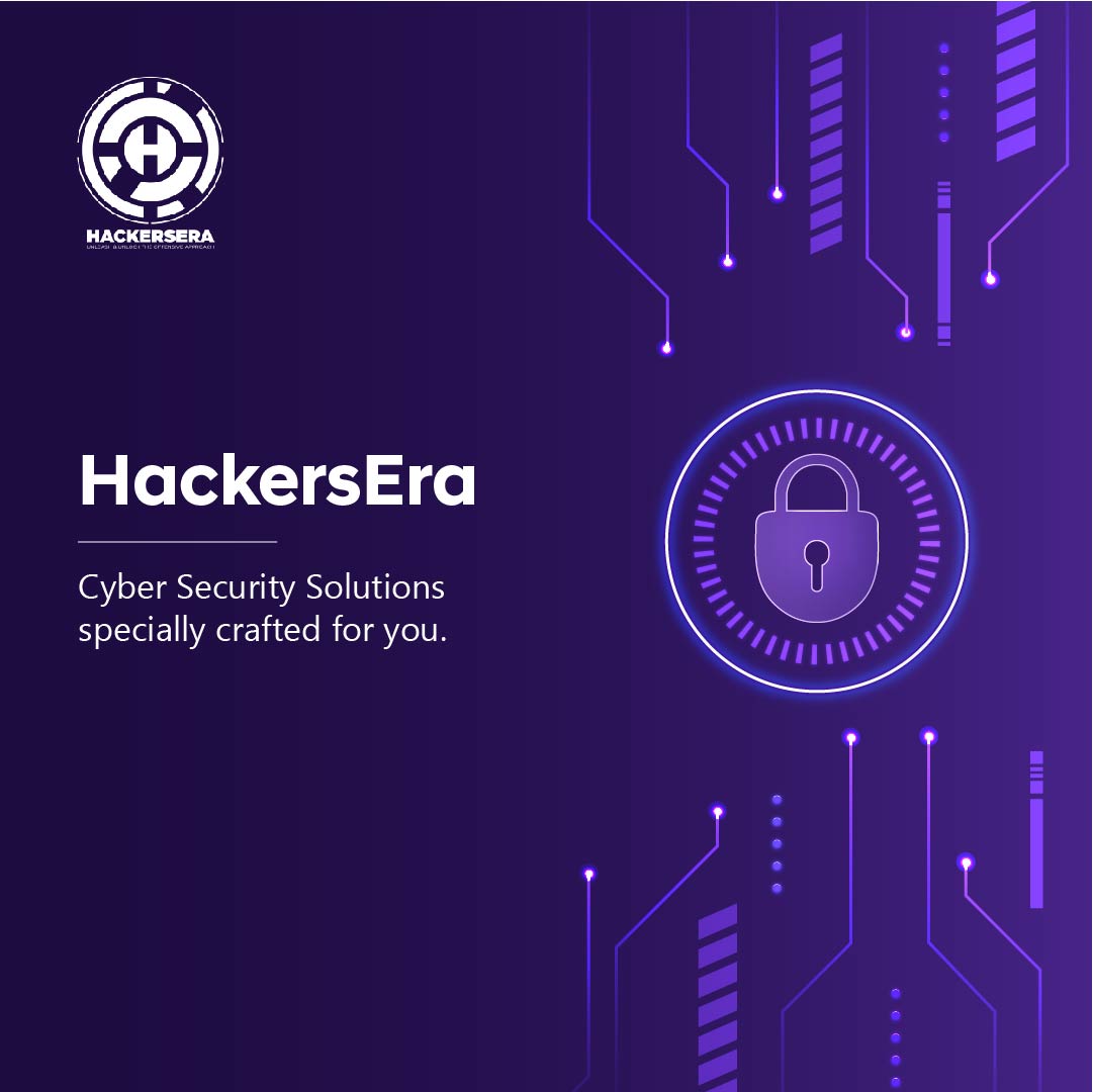 We customize security solutions. 

For more information on your services, please visit our website at hackersera.com

#HackersEra #CyberSecurity #InformationSecurity #informationTechnology #PenetrationTesting #infosec #VikashChaudhary #HackersEraLLC #HackersEraAfrica