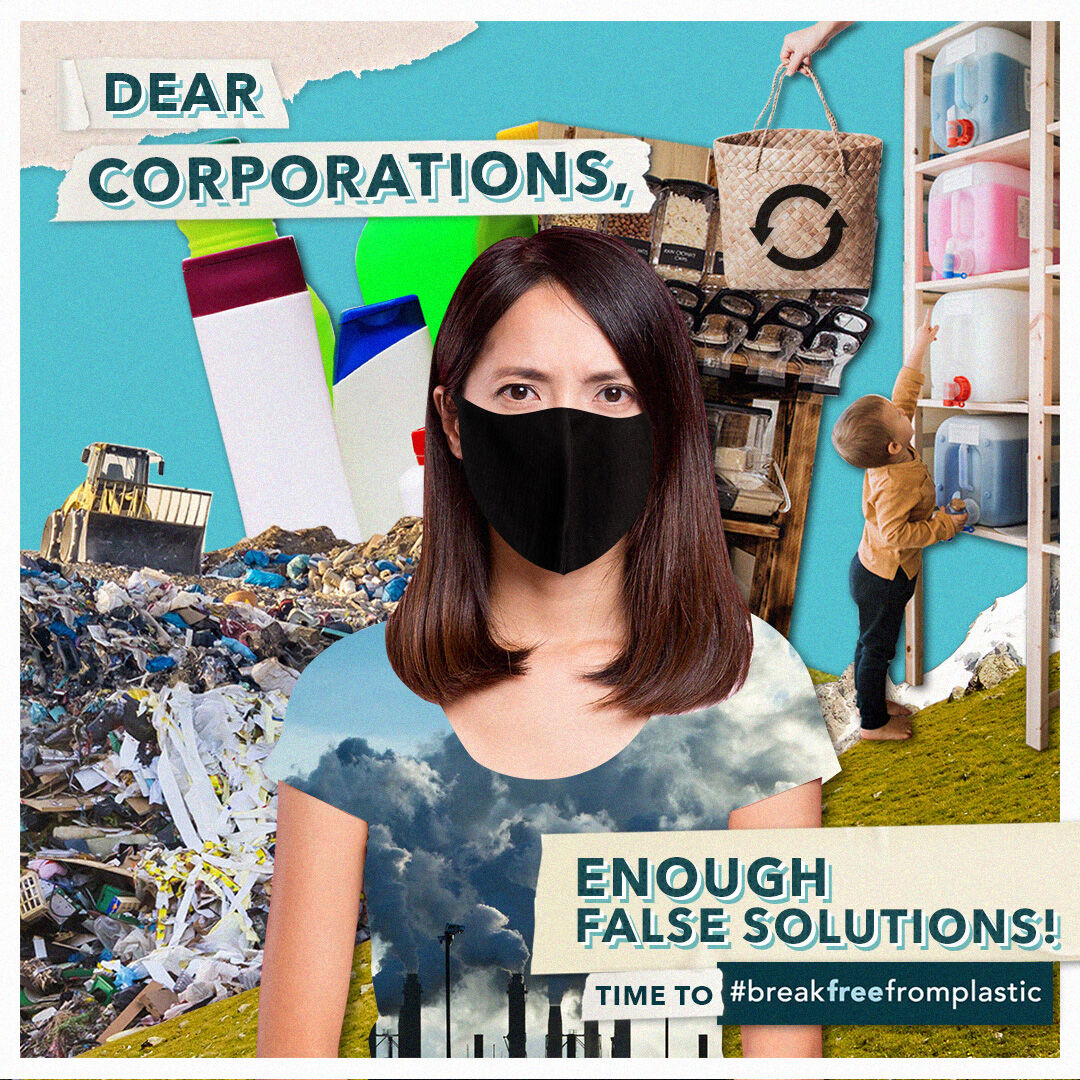 ZeroWasteAsia's tweet photo. It's time to #breakfreefromplastic!
@CocaCola @PepsiCo @Nestle
@brkfreeplastic
#EnoughFalseSolutions https://t.co/LwK5I7feXL