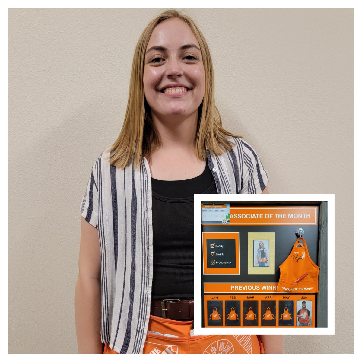 Adyline, congrats on being our July AOTM! Adyline has consistently demonstrated a passion for living our values through leadership, development, and customer service. #THD8966 <a href="/JasonBallDM198/">Jason Ball DM198</a> <a href="/LeahVienhage/">Leah Vienhage</a> <a href="/WerneckeNickie/">Nickie Wernecke</a> @jasonhd8966 <a href="/DederaThomas/">Thomas Dedera</a> <a href="/AdylinePoplaws1/">Adyline Poplawski</a>
