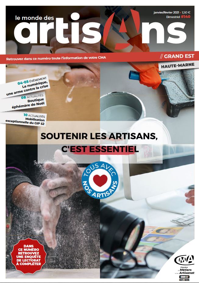 de_metiers's tweet photo. Retrouvez la version PDF des numéros de 2021 du "Monde des artisans" sur votre CMA.

https://t.co/CfQ8CBoJd4 https://t.co/jyJqFx52K8
