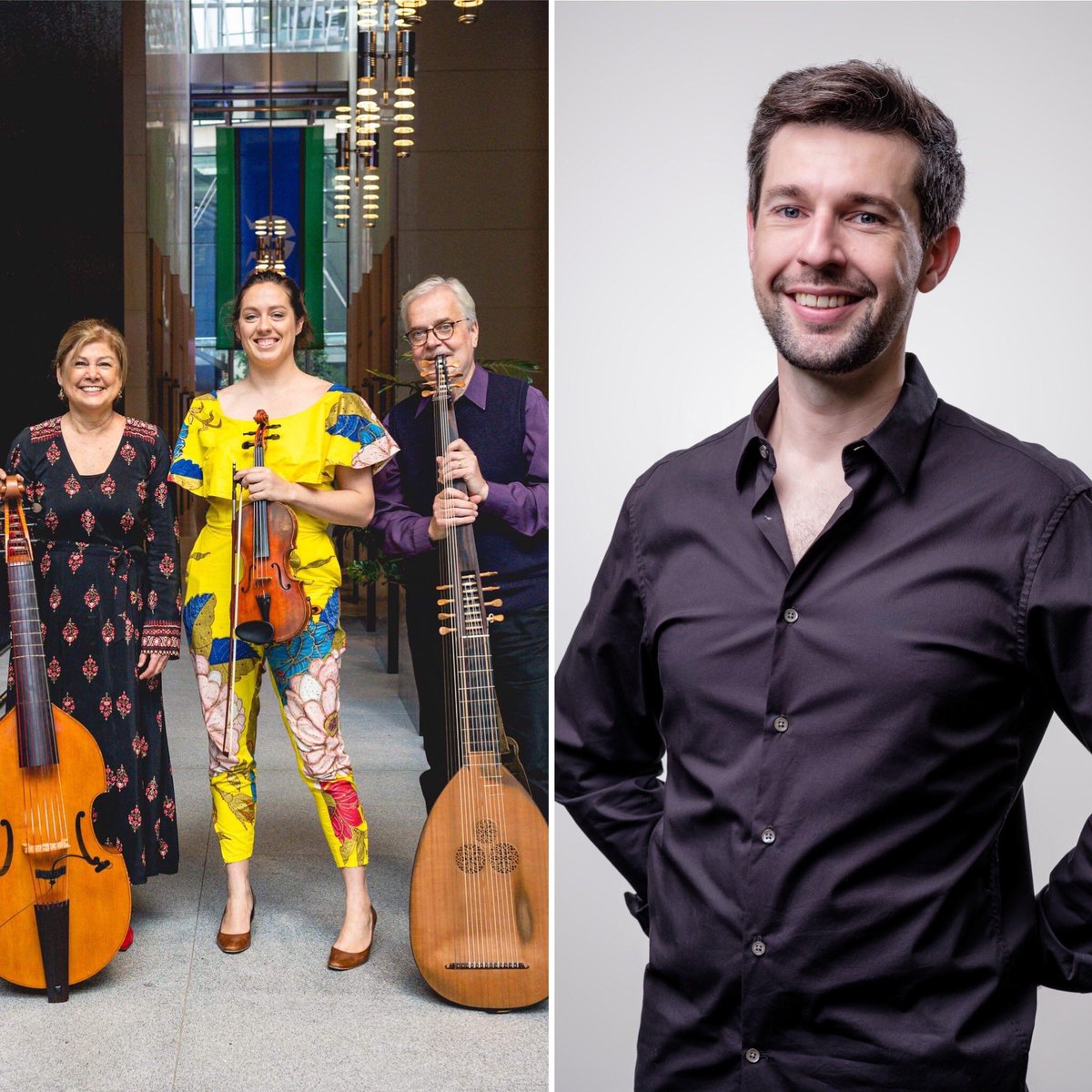 MaraisThe's tweet photo. Here we are with brilliant Aussie countertenor @RussellHarcourt Hear us live on #melbournedigitalconcerthall tomorrow, Fri July 2. @the_ivories will also perform! Tickets here:- https://t.co/GjxztirfDx https://t.co/1HVESAuk5q