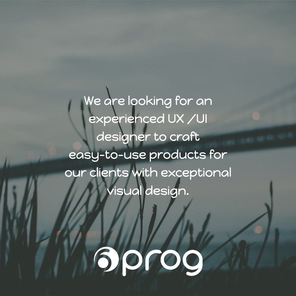 6prog's tweet image. We are looking for an experienced UX /UI designer to craft easy-to-use products for our clients with exceptional visual design. buff.ly/3waEqvV£Freelance-Rate