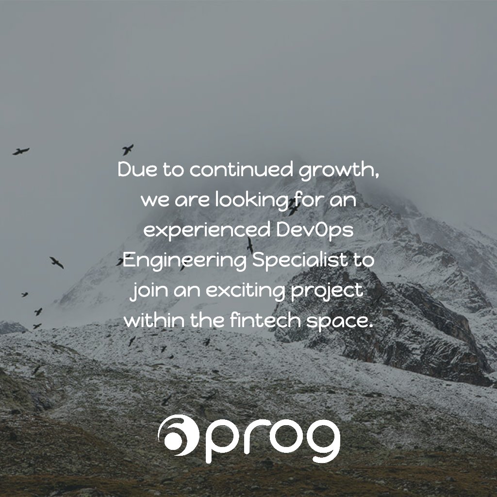 6prog's tweet image. Due to continued growth, we are looking for an experienced DevOps Engineering Specialist to join an exciting project within the fintech space. buff.ly/3h60fbG