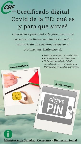 csif_epe's tweet image. ➡Te permite acreditar tu situación sanitaria respecto al COVID
➡Y a partir de hoy, 1 de julio, ya está operativo 
➡Toda la información:
csif.es/contenido/naci…
