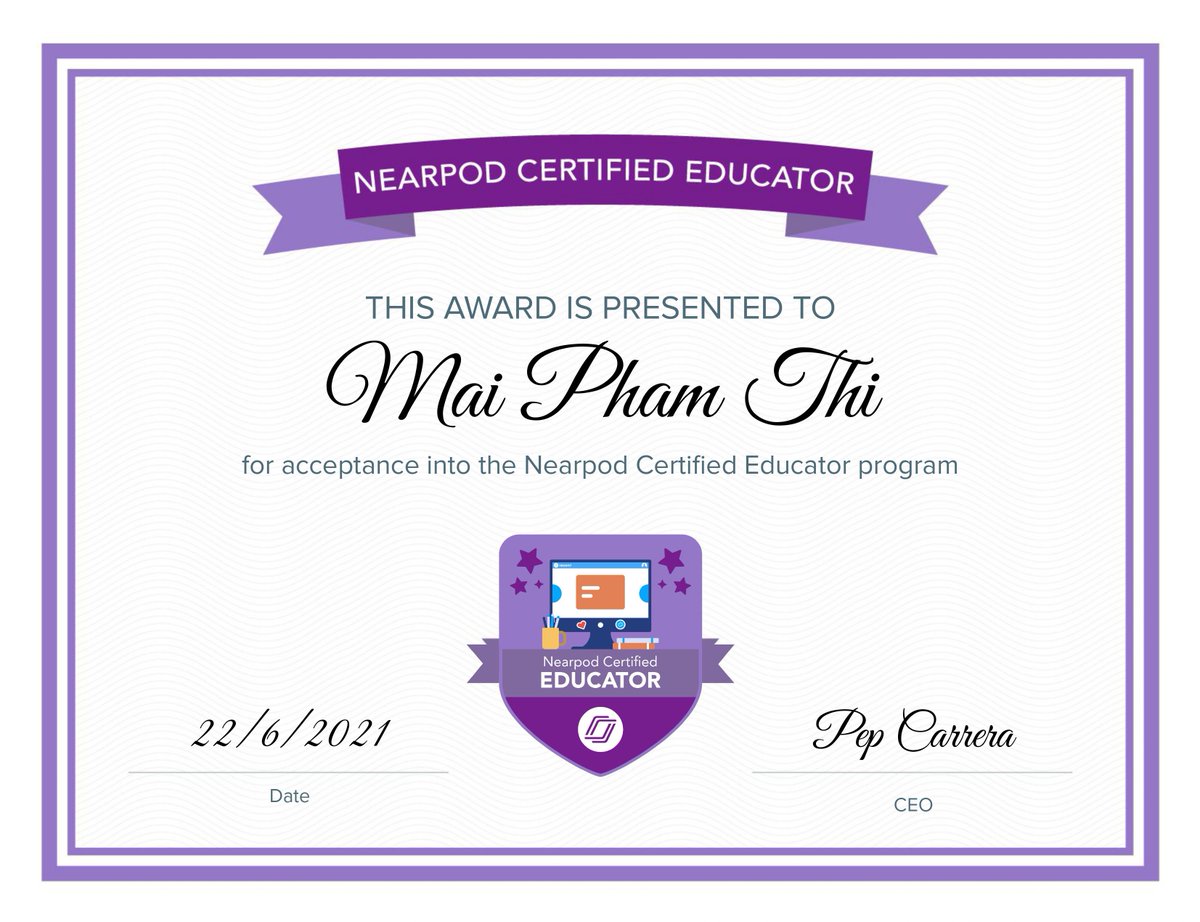 #NearpodCertifiedEducator
