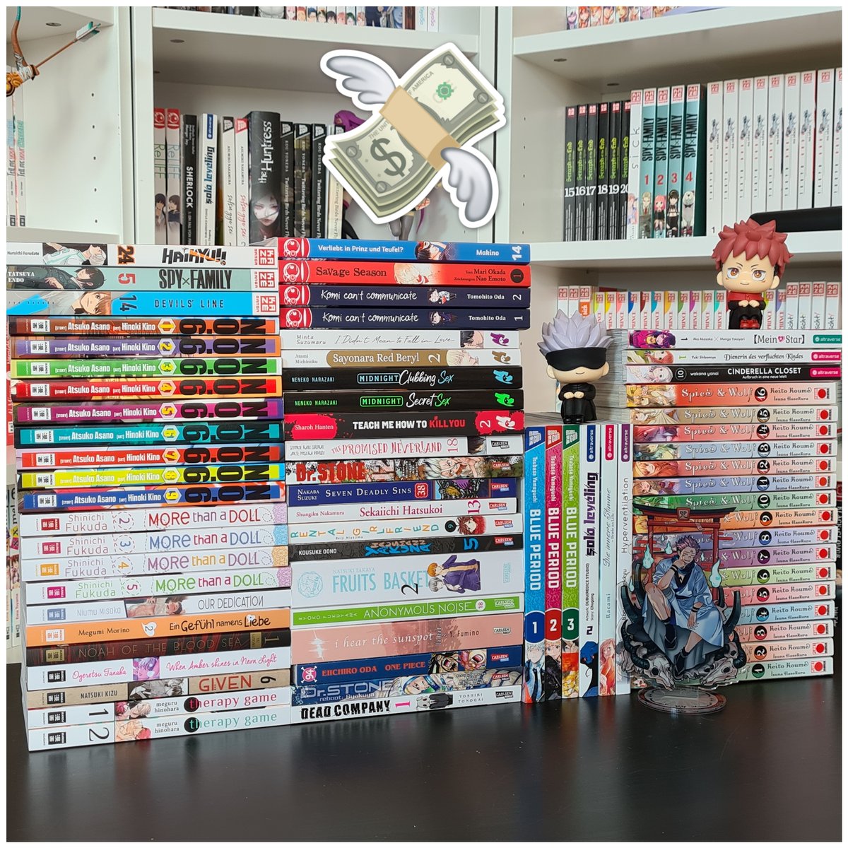 Saku_Ryu's tweet photo. Heute ist der erste des Monats, also Zeit für ein neues Fazit zum #Nerdyear
~Juni~
Manga gekauft 72 (Besitz 3093)
Manga gelesen 80 (Ungelesen 95)
Anime 108 Folgen 6 Staffeln (588 Folgen 38 Staffeln)
Serien 1 Folge (70 Folgen 5 Staffeln)
Movies 6 (46 Filme) https://t.co/SZ5cSoosk4