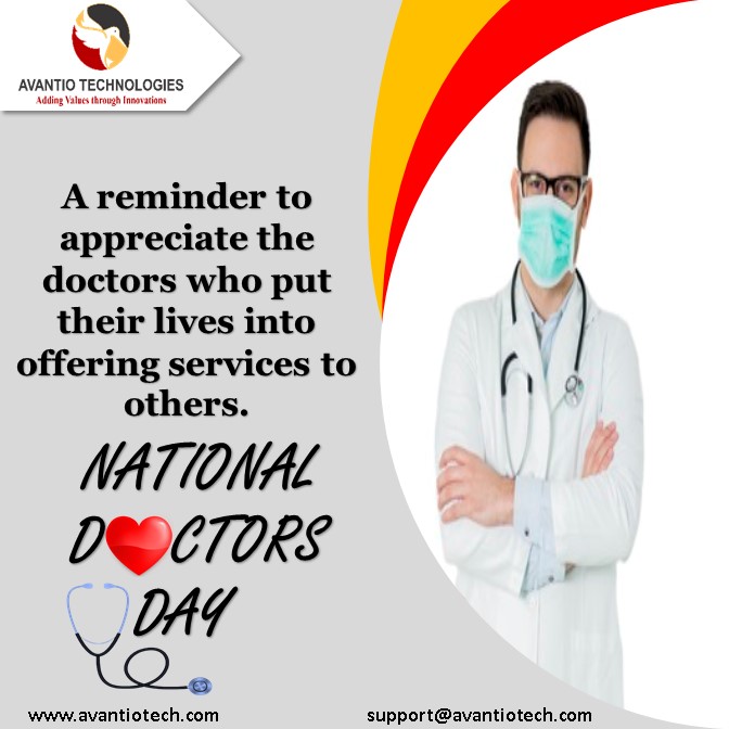 AvantioT's tweet photo. Wishing you a very Happy Doctors Day! Thank you for your service towards humanity! #doctors #thankyou #nationaldoctorsday #selfless #dedication #superheros @projectiqs  @avantiocrew https://t.co/qTuhvhRLCx