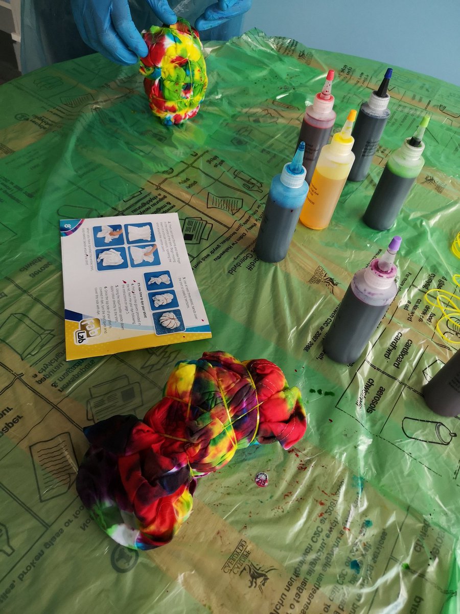 Throughout #pridemonth we did activities with our service users, one activity was #tiedye and they loved it and the rainbow colours sparked conversation around why we still need pride. What fun and educational activity ❤️🧡💛💚💙💜🤎🖤🤍