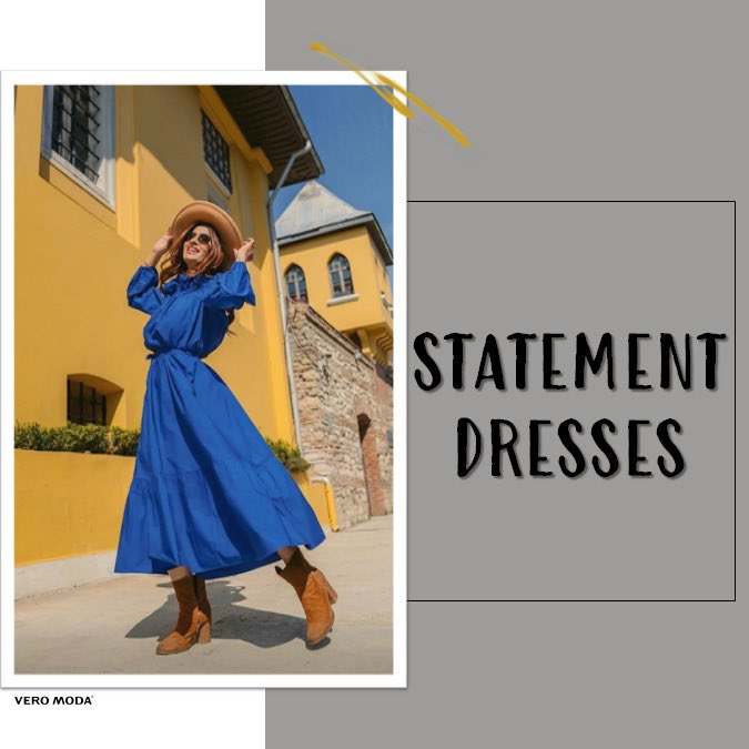 Explore the new Statement Dresses collection by Vero Moda 
Shop at the newest Vero Moda store or online 
#bestsellerindia #VEROMODAINDIA #style #fashion #trends