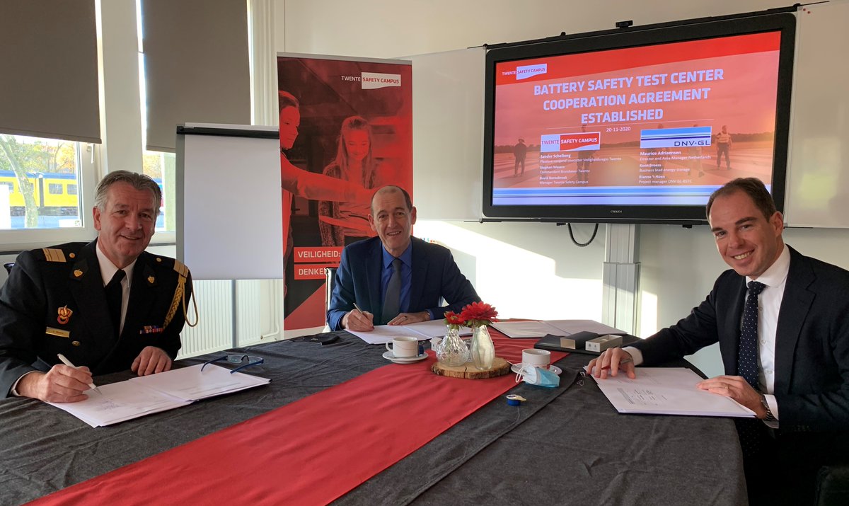 Twente Safety Campus en DNV starten samen testfaciliteit voor batterijveiligheid: het Battery Safety Lab.