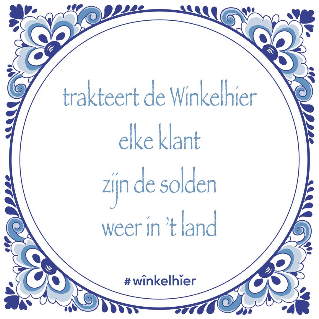 Veel succes bij de start van de solden! We moedigen iedereen aan om bewust lokaal te kopen! 🍀 #winkelhier