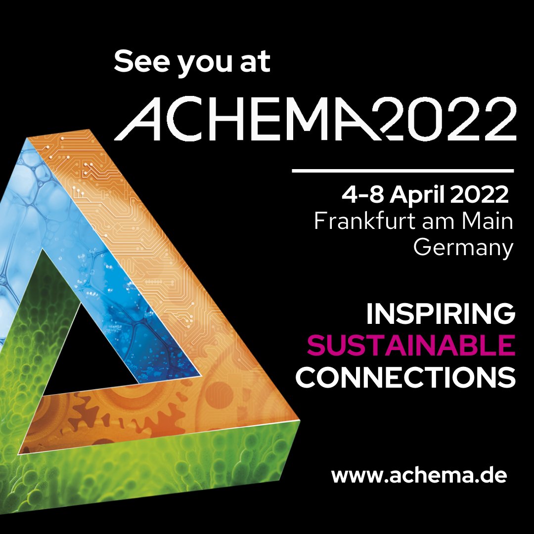 ACHEMAworldwide's tweet image. It&apos;s a wrap! Thank you for joining the premiere of #ACHEMApulse - what an exciting four weeks we had. Now we are looking forward to meeting you in person at #ACHEMA22, 4-8 April 2022 in Frankfurt am Main, Germany.✨