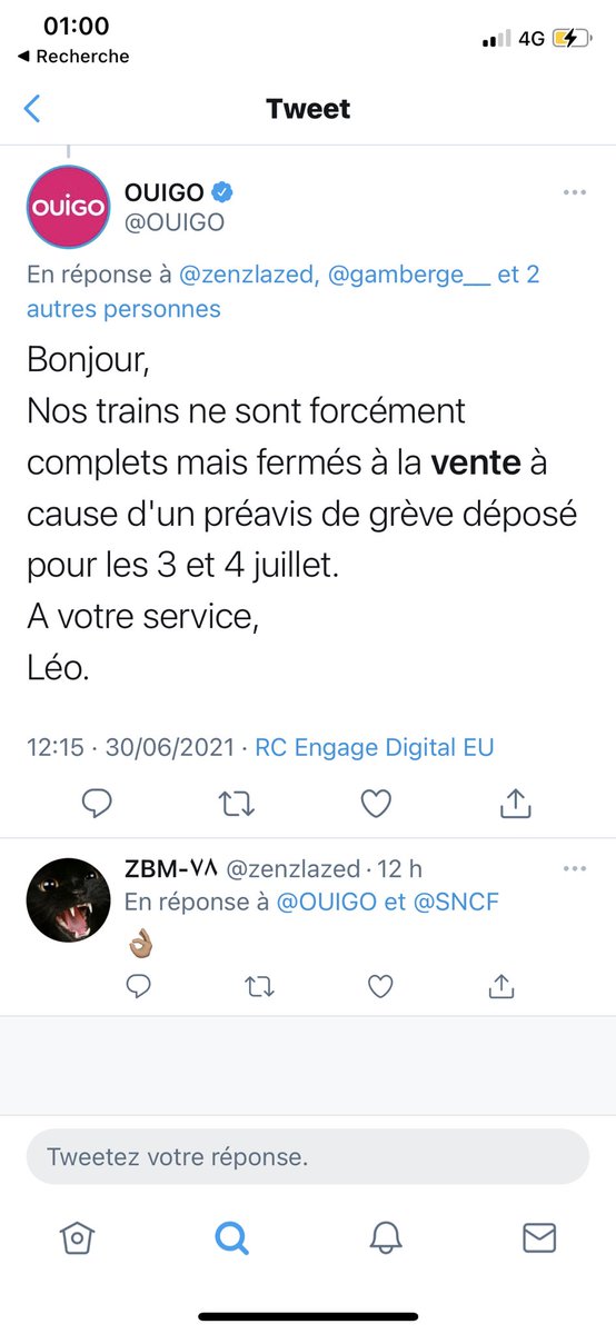 Charlotte_Robin's tweet photo. @OUIGO Pour finir, voici ce que vous écriviez hier sur twitter.. https://t.co/Ic2TM07fpR