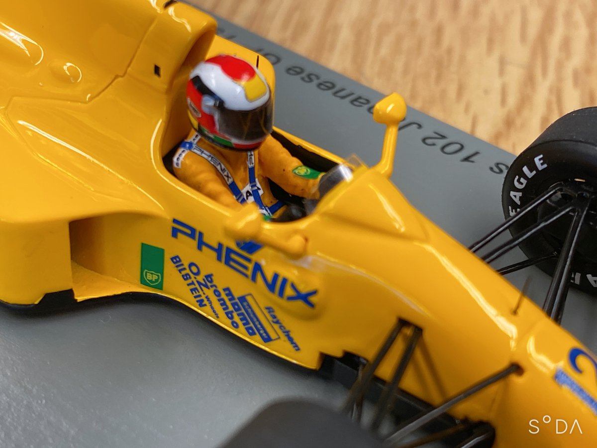 絶版 1⁄43 ロータス 102B オーストラリアGP 1991 J.ハーバート