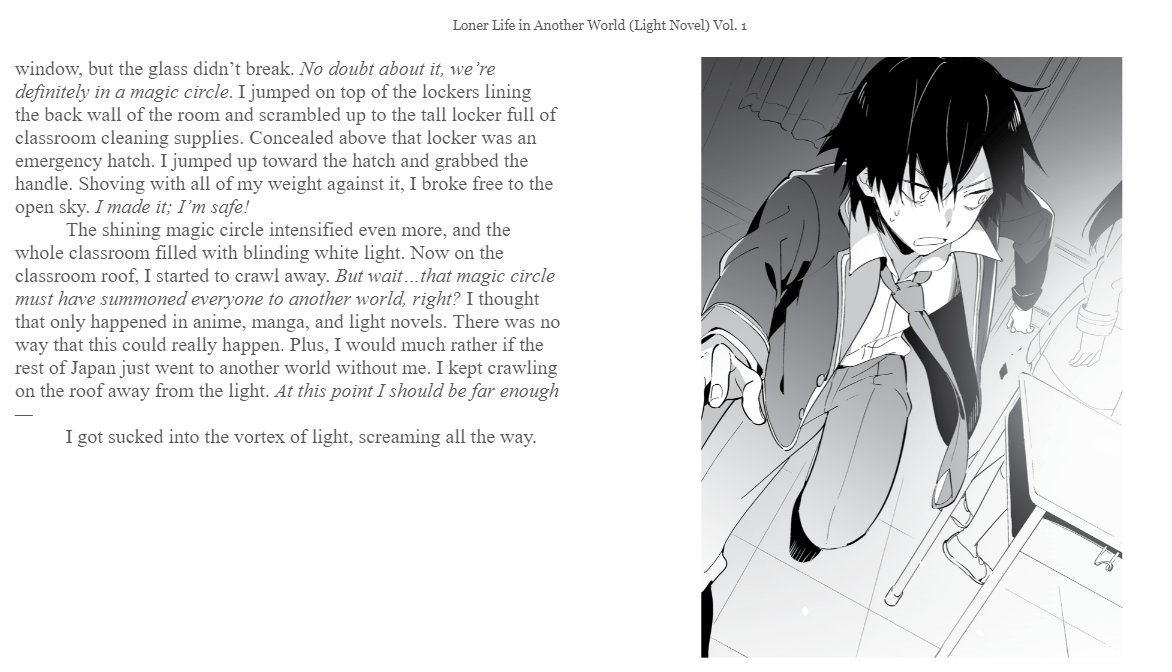 Loner Life In Another World Light Novel Volume 1