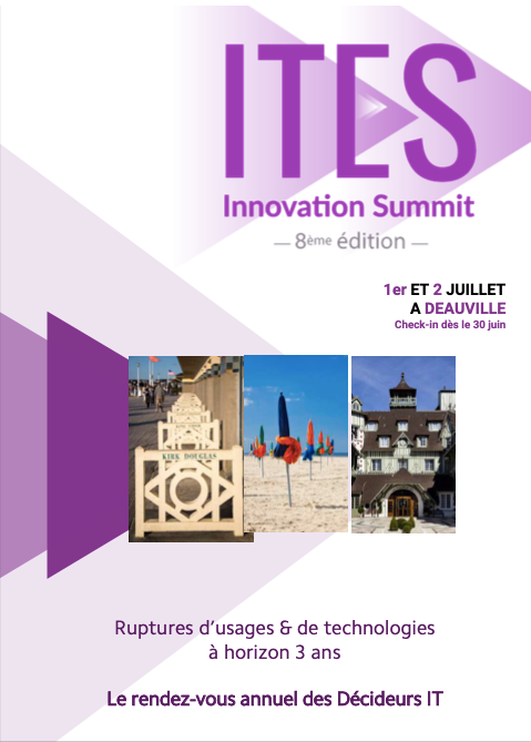 [EVENT] ITES Innovation Summit à Deauville nous accueille pour 2 jours d'échanges et réflexions sur l'IT ! C'est parti avec Jerome Lutz !