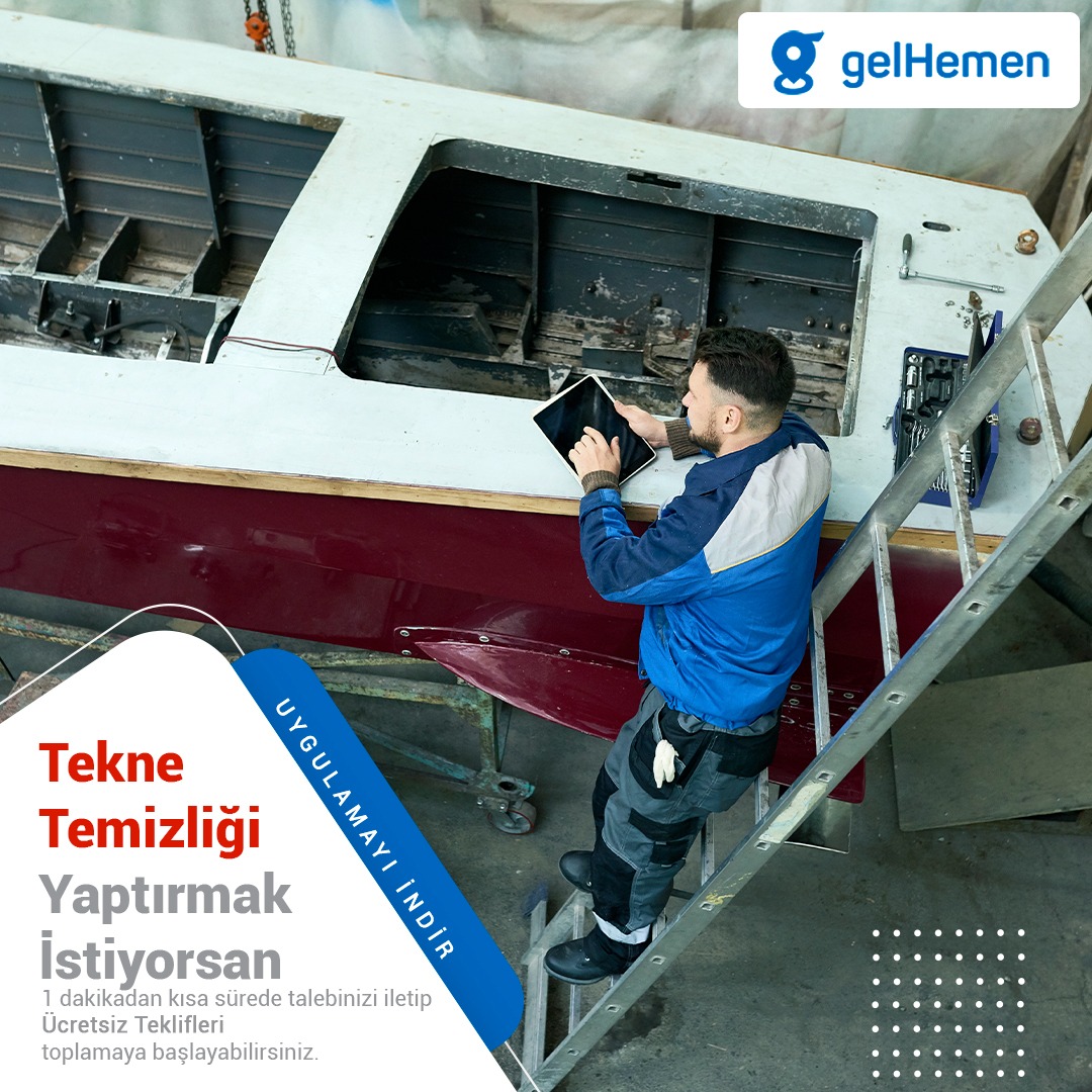 Teknenizin dış yüzeyi ve motor alanları temizliği ile genel temizlik hizmeti veren profesyoneller “gelHemen”de
gelhemen.com/tr/service/tem…

#gelhemen #tekne #kabotaj #teknebakım #teknetemizliği #yat #boat #yacht #yachting #shrinkwrap #marina #yazahazırlık #teknebakımonarım #yatbakım