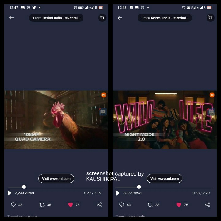 kaushik59956528's tweet image. Ans2) Two features are 
Wildlife=108MP Quad Camara Vs 
Wild Life = Night Mode 2.0 
#RedmiRevolution #RedmiNote9ProMax #Giveaway @RedmiIndia @manukumarjain
tag @SweetyLohariwal @SUSMITASADHUKH7 @wagheladaksha @Pinki57591363 @RituTiwariMish1 @HetalWadhan
