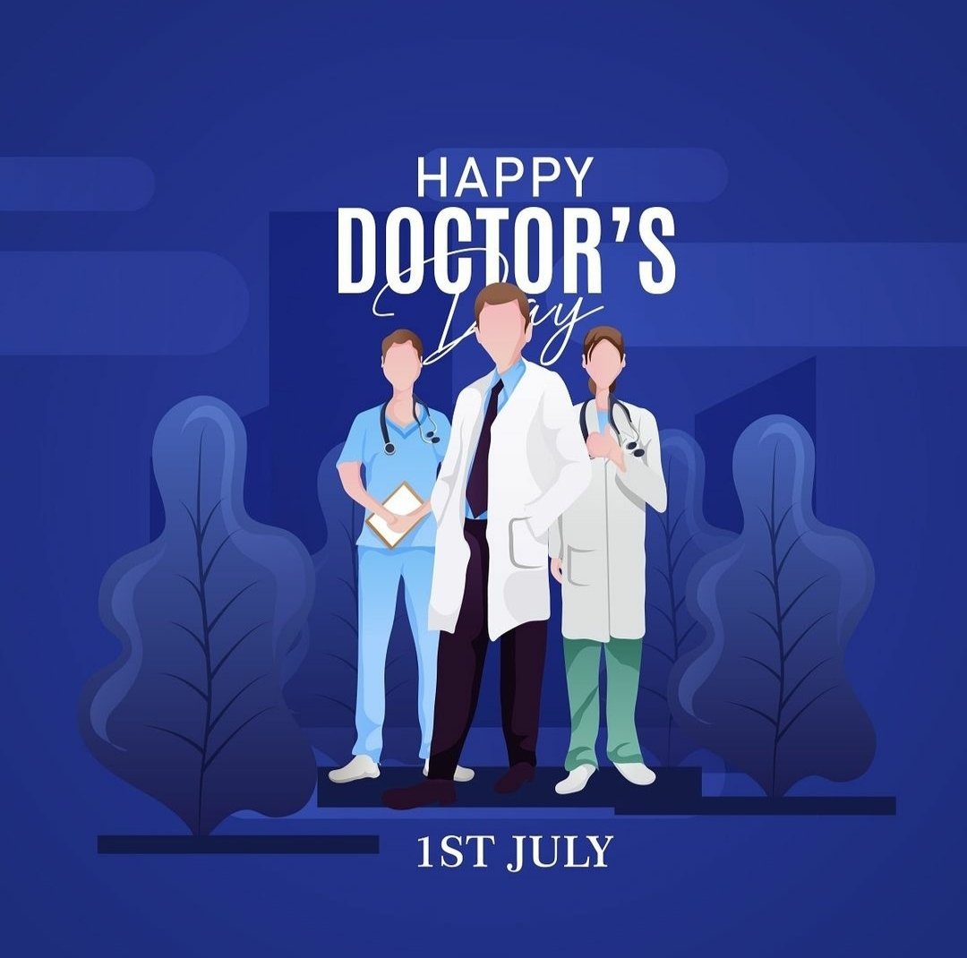 Happy doctor’s day to all the doctors out there who work hard every day to save a life.Only a doctor is blessed with the magical powers to treat a life, to bring health into our lives and to be there with us when we have lost all the hopes... #HappyDoctorsDay #HappyDoctorsDay2021