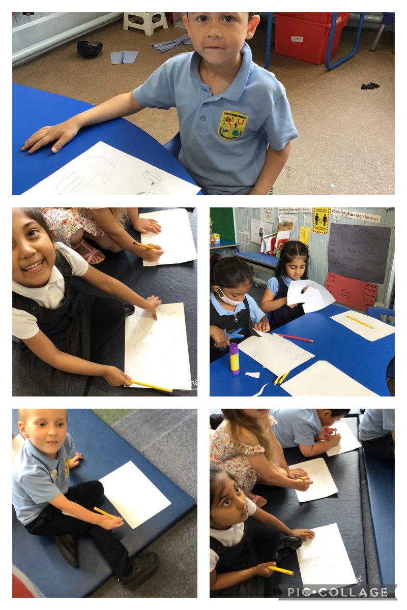 We are drawing,  colouring and cutting out a crab today. We are loving our seaside topic. <a href="/LansdownePS/">Lansdowne Primary</a>
