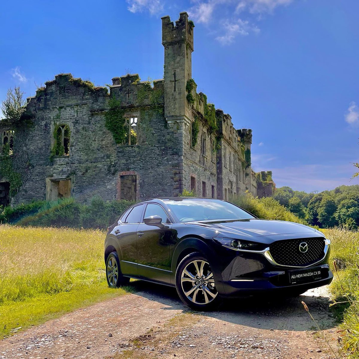 KevinOLearyGrp's tweet photo. How good does the Mazda CX-30 look at  Castle Bernard in Bandon? 😍
You can get the Gorgeous Mazda CX-30 from as little as €256 per month with 3.9% APR Finance and with €2000 Mazda Contribution.
For a detailed video tour or to apply for LOW RATE FINANCE message us now📱 https://t.co/96KUm2kgIf