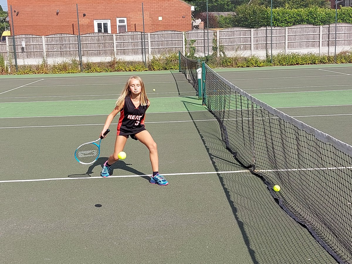 Djfnet's tweet photo. Future tennis stars in practice?? The goal was to try and get to a 10 shot rally - we only got to 9. The girls loved it though! We'll do better next time..... @Inspire_Ashton @Mr__Cummings @Mr_Connaghan @DJM0610 https://t.co/ATvNn7NBQ9