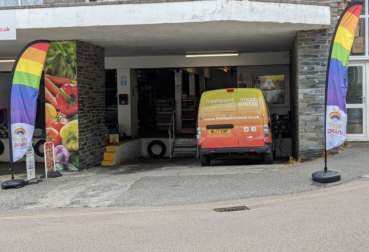 FreshPointSW's tweet image. We are proud to have supported @CornwallPrideTM
for the month of June with Rainbow Flags and Rainbow Logos.  Even though we are now less colourful we remain supportive.   Bring on the Rainbowfest 2021 🌈!
Keep up the good work and #ShareWithPride 

#freshpointgroup #lovenewquay