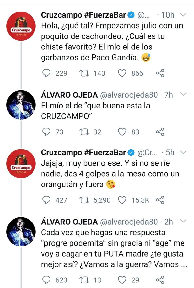 Emiliovk's tweet photo. Me hizo el día este zaska del CM de cruzcampo al Ojeda.
Fué BOOOOOMMM https://t.co/LyA1pXggUg